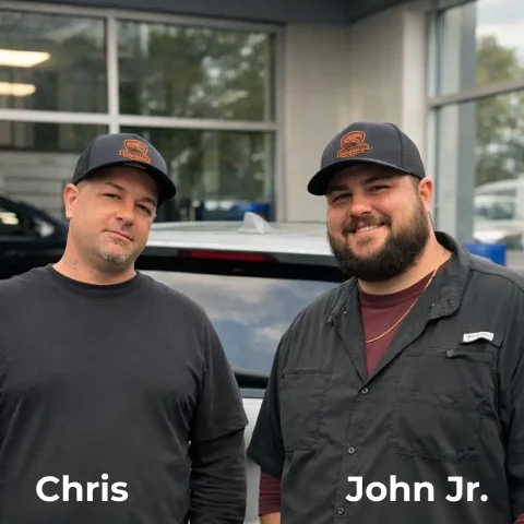 John Jr and Chris Pro Shot at Stono River Auto Glass
